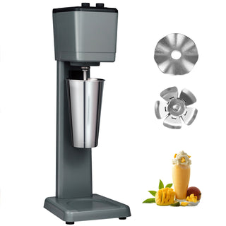Milkshake Maker Machine, 375W Commercial Milk Shake Maker Mixer, Single Head Drink Mixer Blender Machine, 3-Speed Milkshake Blender with 27.7oz Stainless Steel Cup for Commercial