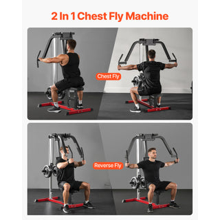 Chest Fly Machine Adjustable Fly and Reverse Delt Machine Upper Body Workouts