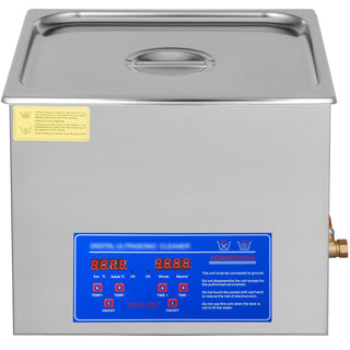 15L Professional Ultrasonic Cleaner (110V) | 40kHz Digital Timer & Heater for Industrial Parts, Tools & Metal Cleaning