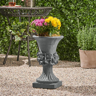 MGO Garden Urn Planter | Lightweight MGO Outdoor Decorative Planter for Patio, Yard & Landscape