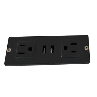 L-Shaped Bed Frame with Trundle & Bookcase – Wooden Captain Bed with LED Downlight & USB Port for Small Room, Twin Size, Walnut & White