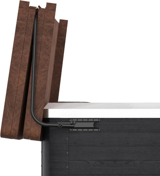 Universal Hot Tub Cover Lift – Side Mount Spa Cover Lifter with Adjustable Height & Aluminum Brackets