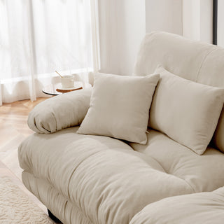 27  Sofa RSF W/2 pillows - Light Coffee