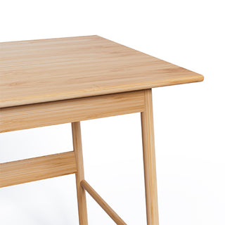 41 inch Bamboo Computer Desk, Modern Home Office