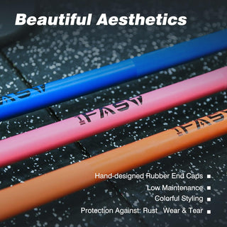 4Ft Olympic Barbell Bar - 400Lbs Capacity, 2-Inch Plates