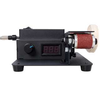 2-in-1 Belt Sander,350W Dual Motor Rotary Tool Sand Belt,Mini Electric Belt Sander Desktop Polisher,Multifunctional Power Tool