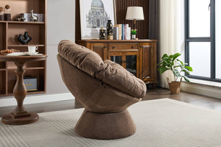 Oversized Swivel Accent Chair, 360 Swivel Barrel Chair, Papasan Chair for Living Room Bedroom