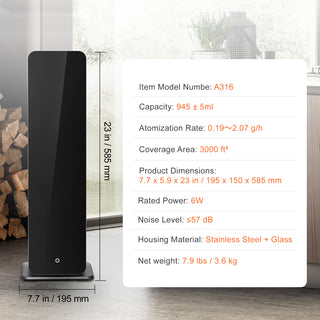 950ml floor standing scent air machine, view 2