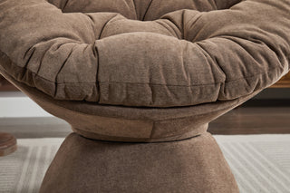 Oversized Swivel Accent Chair, 360 Swivel Barrel Chair, Papasan Chair for Living Room Bedroom