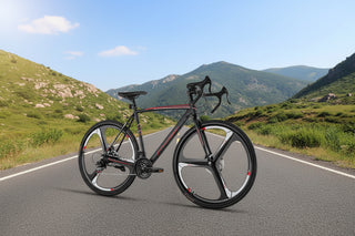 700C Shimano 21-Speed Road Bike - Carbon Steel Frame Racing Bicycle with Disc Brakes