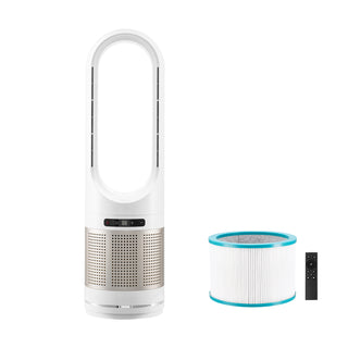 34' Oscillating Tower Fan 8H Timer 16.4ft/s High Velocity with Remote Control