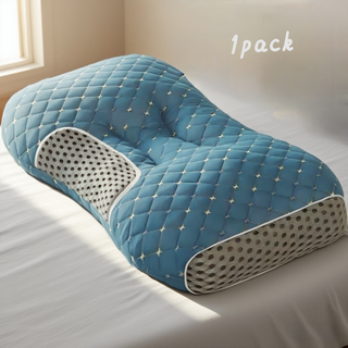 YBZ 3D Knitted Cotton Massage Pillow -Atrovirens(1pack)