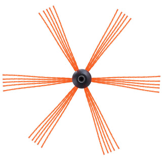 30 Ft Chimney Sweep Kit with 9 Flexible Rods | 360° Brush & Rich Accessories for Home Use