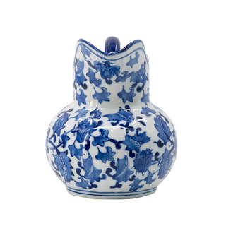 Blue and white porcelain milk jug vase, view 7