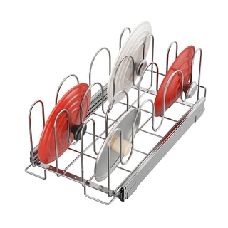 Pull out pot and pan lid organizer, view 4