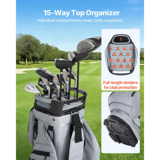 15-way golf cart bag, view 7