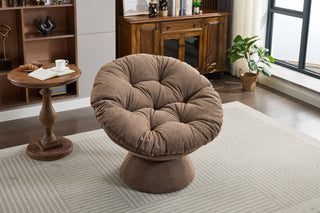 Oversized Swivel Accent Chair, 360 Swivel Barrel Chair, Papasan Chair for Living Room Bedroom
