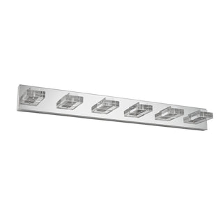 38 inch chrome 6-light LED vanity light, view 9