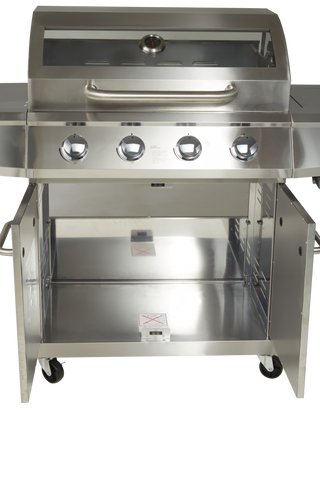 Propane Grill 4 Burner Barbecue Grill Stainless Steel Gas Grill