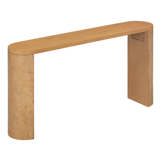 U_STYLE Modern Porch Table with Semi-Cylindrical Legs – Entryway Console Table for Hallway, Foyer, or Living Room