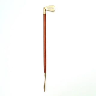 Metal handle Wooden Long Shoe horn-29'