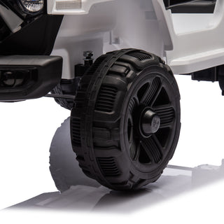 12V kids ride-on electric truck white, view 20
