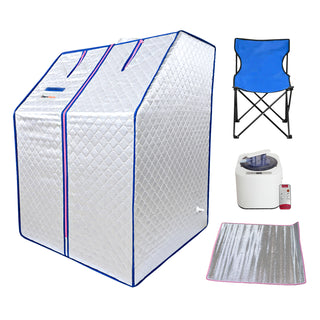Sojourner Portable Steam Sauna Tent for Home – Personal Sauna with Heater, Chair & Remote Included – Easy Setup Home Spa