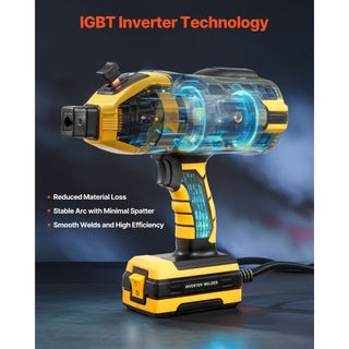 Portable handheld arc welder, view 5
