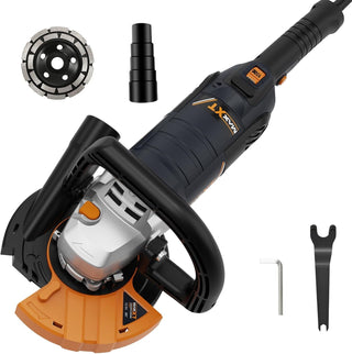  1500W Concrete Surfacing Grinder | 5" Variable Speed Angle Grinder Kit