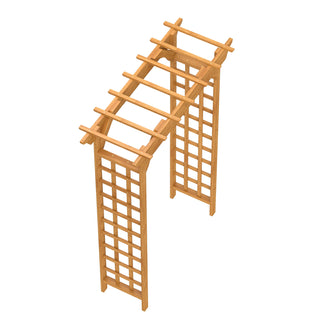 Wooden Arbor, Wedding Arch for Ceremony, Wood Trellis for Plant Climbing, Christmas Decor Pergola for Garden Backyard
