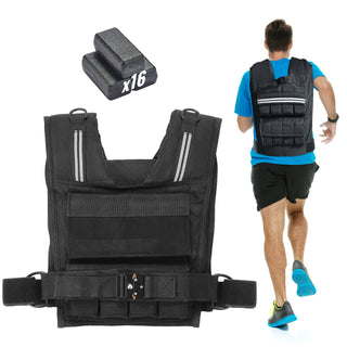35lb Adjustable Weighted Vest for Men Women Strength Training Running