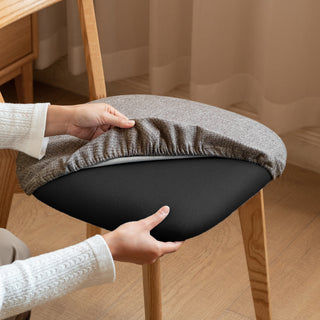 Natural Oak Dining Chairs Set of 2 - North American FAS Grade Wood Chairs - 100% Dirt-Free Solid Wood Living Room Chairs - Industrial Grade Heavy Duty 47.5x55.5x78cm Simple Modern Wooden Furniture