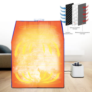 Sojourner Portable Steam Sauna Tent for Home – Personal Sauna with Heater, Chair & Remote Included – Easy Setup Home Spa