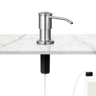 Built in Soap Dispenser for Kitchen Sink Stainless Steel Countertop Pump