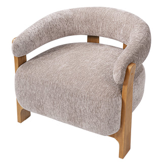 Boucle accent chair, view 2