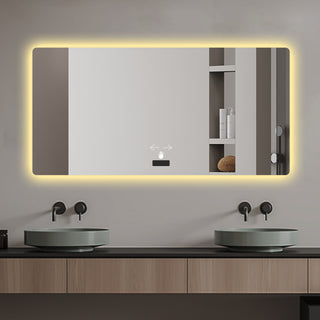 Best 48x32 Frameless LED Bathroom Mirrors - Smart Backlit Mirrors with Anti-Fog &amp; Sensors