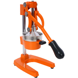 Cast Iron Citrus Juicer, Extra-Large Commercial Grade Manual Hand Press, Orange