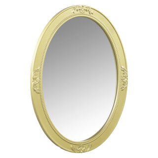 Luxury Makeup Vanity Desk - Gold Dressing Table with Oval Mirror