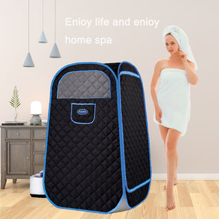Portable Full Size Steam Sauna Tent | 1000W Generator, Fast Heating Home Spa