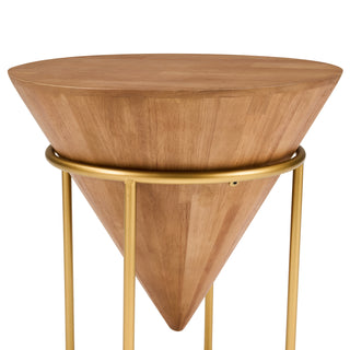 Cone-shaped round side table, view 8