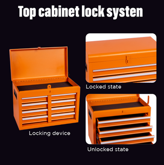 5-Drawer Rolling Tool Chest with Detachable Box | 154-Piece Tool Set Included