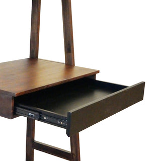 32" Ladder Desk with Display Shelf – Stylish Ladder-Style Workstation and Storage Organizer