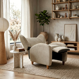 Nordic Chair ,chenille Fabric Multifunctional Chair, Decorative Sofa, Curved Backrest,  Living Room  Study  Leisure Room ,Camel,
