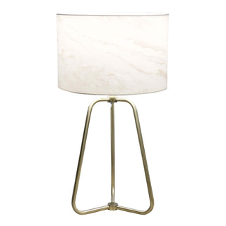 Optima Modern Stylish Desk Lamp | Marble Lampshade, Bronze Base & 110V (Premium Illumination)