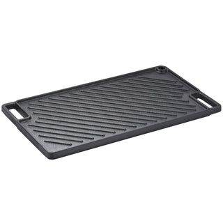 Reversible pre-seasoned cast iron griddle, view 3