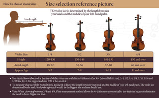 Professional 4/4 Full Size Violin Set | Stable Rich Sound & Complete Accessories