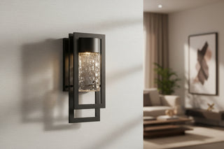 Modern 15-Inch Integrated LED Wall Sconce - Dimmable Minimalist Indoor Wall Light Fixture - Black Matte Finish for Living Room, Bedroom, Hallway, and Office - Industrial Grade High-Lumen Architectural Lighting