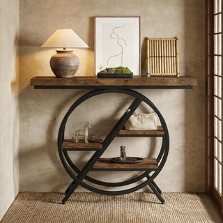 Hall Table,Chic Console Table,Functional Entryway Table