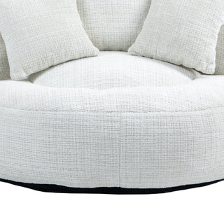 COOLMORE Lazy Sofa Durable Comfort Lounger High Back Bean Bag Chair Couch With Three Pillows for Adults and Kids, Indoor & Outdoor,  Single Gaming Sofa Chair For Bedroom,Office (Beige Chenille)