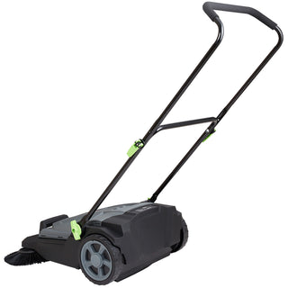 VEVOR Walk-Behind Hand Push Floor Sweeper, 25.6" Manual Non-Electric